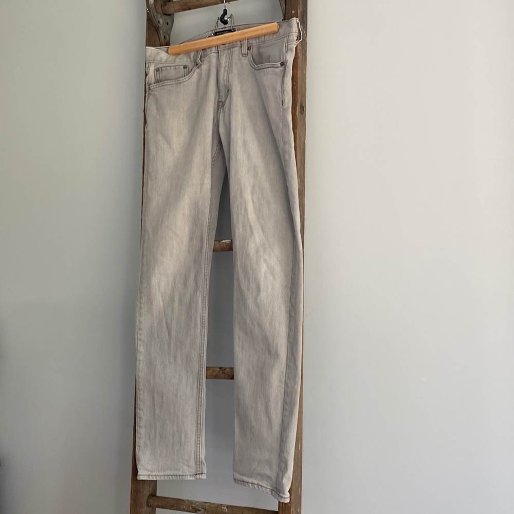Banana Republic grey washed jeans 32x34 slim fit
